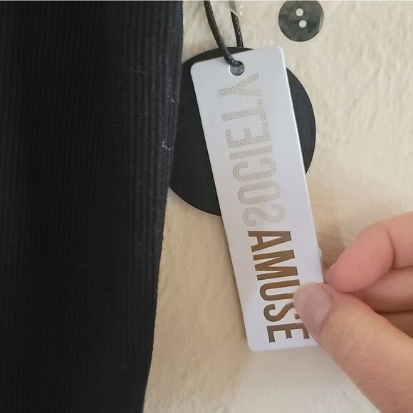 Amuse Society Morning Market Midi Knit Tank Dress, Size Medium‎ - Picture 5 of 7